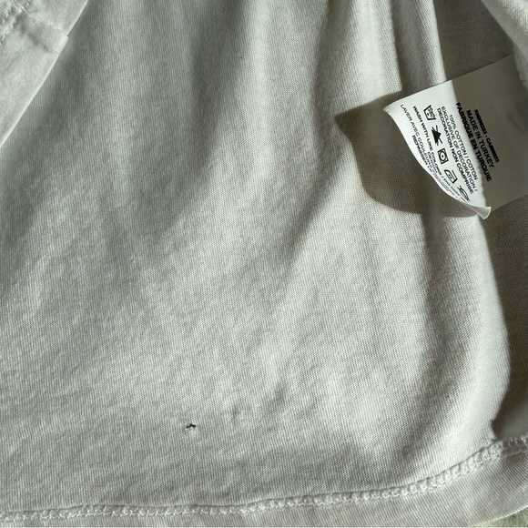 Nike just do it raglan short sleeve ringer t-shirt in white and yellow - Picture 15 of 15